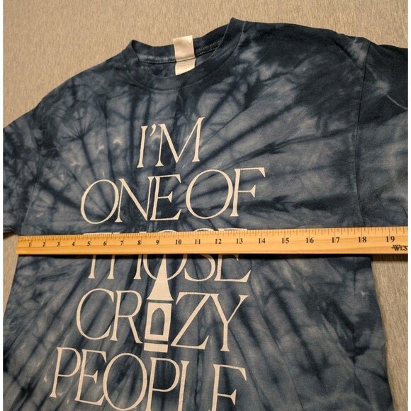 Casting Crowns Tie Dye Tour Medium T-Shirt "I'm One Of Those Crazy People" - Picture 9 of 11